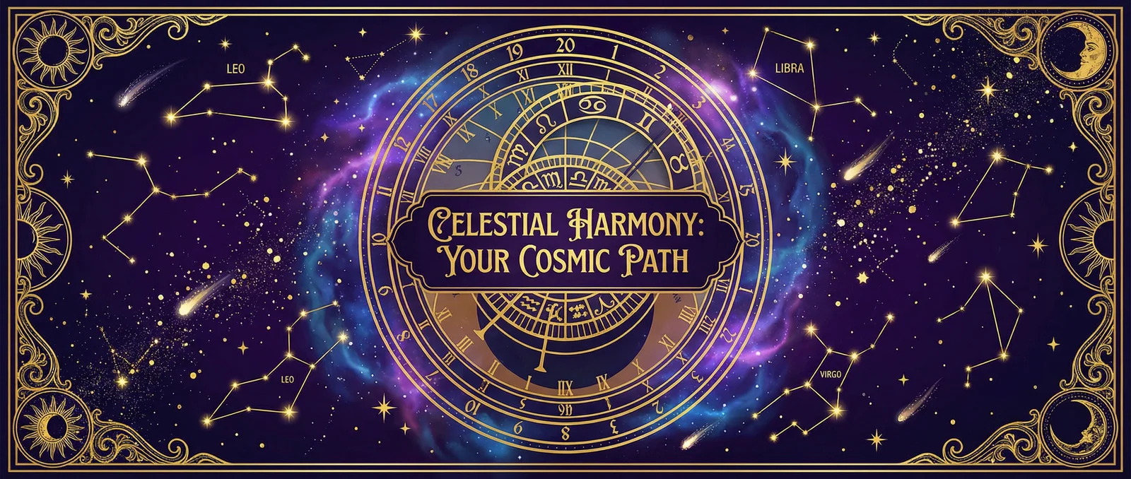 星空占星塔罗风主视觉 - 星象彩运占星馆 - 极速飞艇